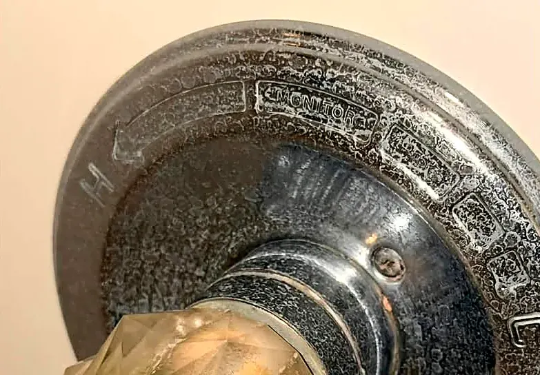 Hard-water stains removed (Before)